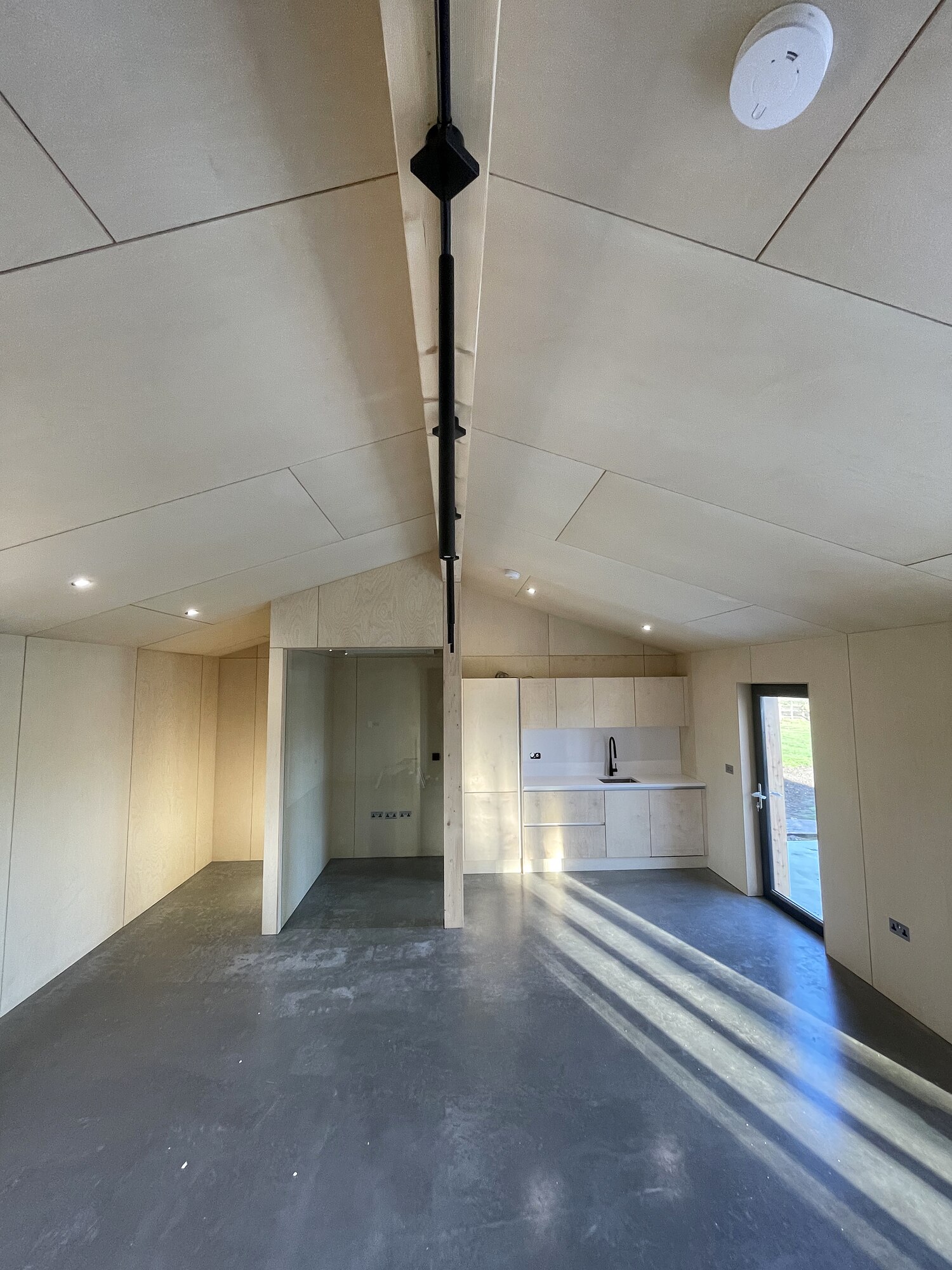 Structural ply and insulation before internal lining